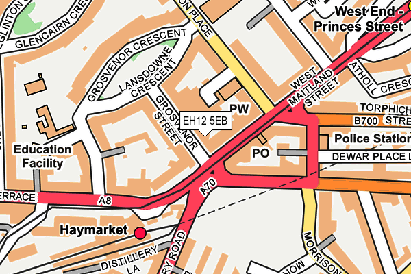 EH12 5EB map - OS OpenMap – Local (Ordnance Survey) EH12 5EB map - OS OpenMap – Local (Ordnance Survey)