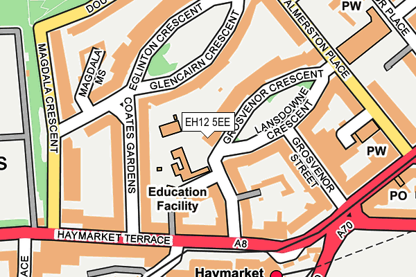 EH12 5EE map - OS OpenMap – Local (Ordnance Survey) EH12 5EE map - OS OpenMap – Local (Ordnance Survey)