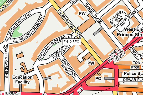 EH12 5EQ map - OS OpenMap – Local (Ordnance Survey) EH12 5EQ map - OS OpenMap – Local (Ordnance Survey)