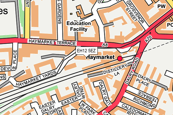 EH12 5EZ map - OS OpenMap – Local (Ordnance Survey) EH12 5EZ map - OS OpenMap – Local (Ordnance Survey)