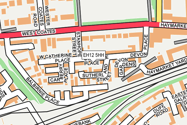 EH12 5HH map - OS OpenMap – Local (Ordnance Survey) EH12 5HH map - OS OpenMap – Local (Ordnance Survey)