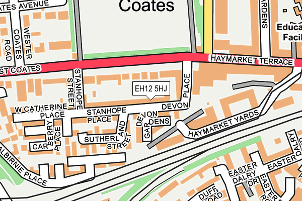 EH12 5HJ map - OS OpenMap – Local (Ordnance Survey) EH12 5HJ map - OS OpenMap – Local (Ordnance Survey)