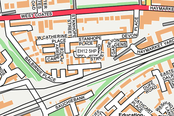EH12 5HP map - OS OpenMap – Local (Ordnance Survey) EH12 5HP map - OS OpenMap – Local (Ordnance Survey)