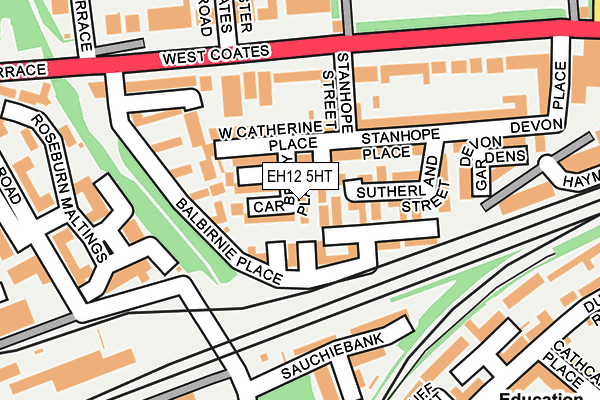 EH12 5HT map - OS OpenMap – Local (Ordnance Survey) EH12 5HT map - OS OpenMap – Local (Ordnance Survey)