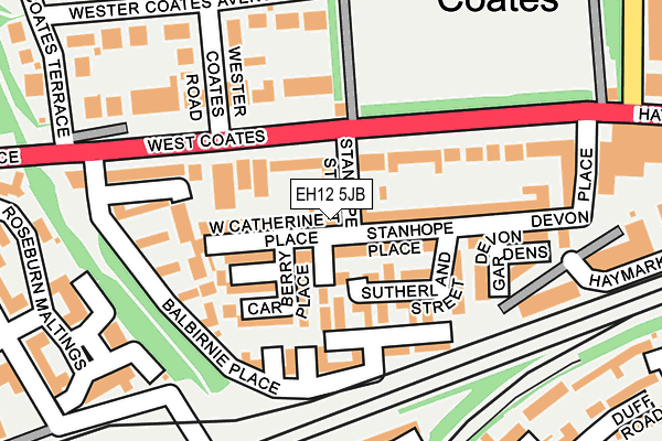 EH12 5JB map - OS OpenMap – Local (Ordnance Survey) EH12 5JB map - OS OpenMap – Local (Ordnance Survey)