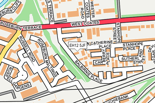 EH12 5JF map - OS OpenMap – Local (Ordnance Survey) EH12 5JF map - OS OpenMap – Local (Ordnance Survey)