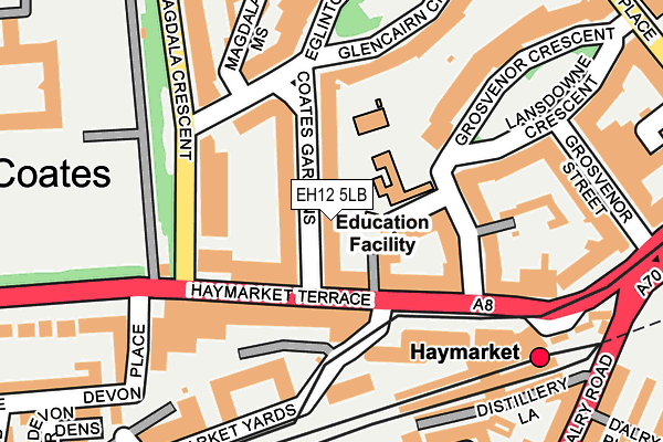 EH12 5LB map - OS OpenMap – Local (Ordnance Survey) EH12 5LB map - OS OpenMap – Local (Ordnance Survey)
