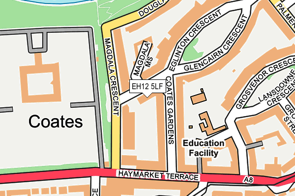 EH12 5LF map - OS OpenMap – Local (Ordnance Survey) EH12 5LF map - OS OpenMap – Local (Ordnance Survey)