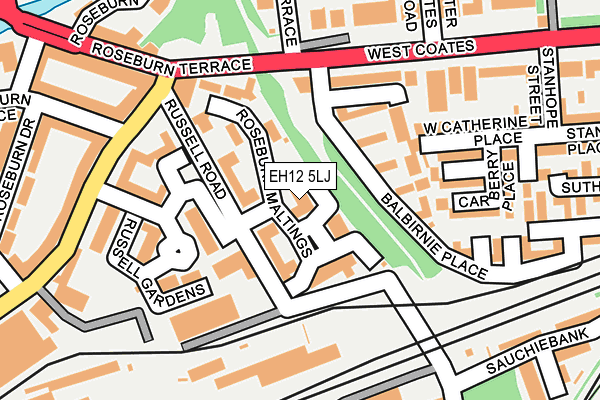 EH12 5LJ map - OS OpenMap – Local (Ordnance Survey) EH12 5LJ map - OS OpenMap – Local (Ordnance Survey)