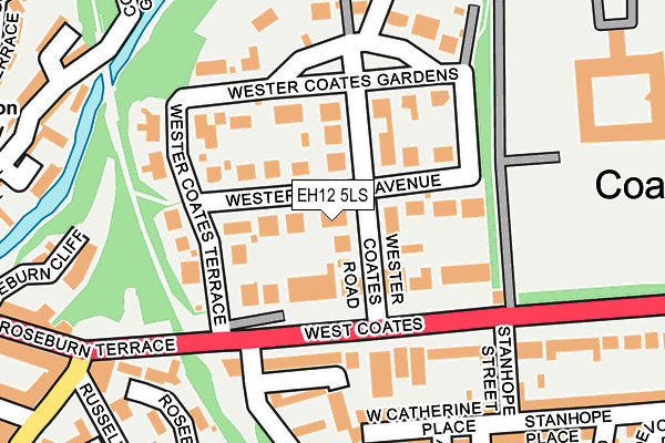 EH12 5LS map - OS OpenMap – Local (Ordnance Survey) EH12 5LS map - OS OpenMap – Local (Ordnance Survey)