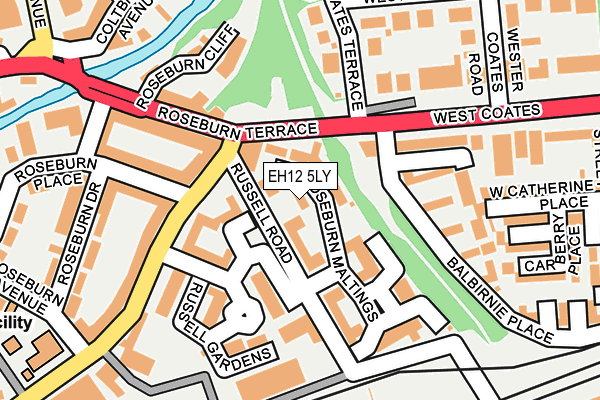 EH12 5LY map - OS OpenMap – Local (Ordnance Survey) EH12 5LY map - OS OpenMap – Local (Ordnance Survey)