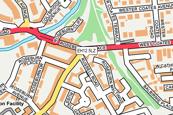 EH12 5LZ map - OS OpenMap – Local (Ordnance Survey) EH12 5LZ map - OS OpenMap – Local (Ordnance Survey)