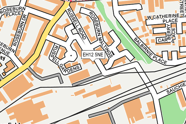 EH12 5NE map - OS OpenMap – Local (Ordnance Survey) EH12 5NE map - OS OpenMap – Local (Ordnance Survey)