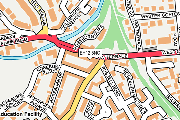 EH12 5NG map - OS OpenMap – Local (Ordnance Survey) EH12 5NG map - OS OpenMap – Local (Ordnance Survey)
