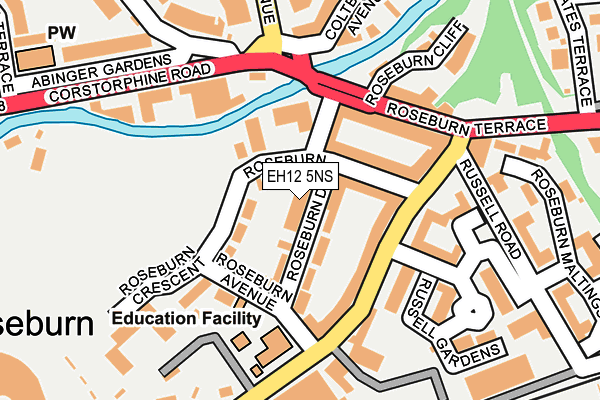 EH12 5NS map - OS OpenMap – Local (Ordnance Survey) EH12 5NS map - OS OpenMap – Local (Ordnance Survey)