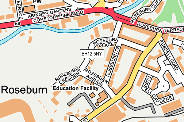 EH12 5NY map - OS OpenMap – Local (Ordnance Survey) EH12 5NY map - OS OpenMap – Local (Ordnance Survey)