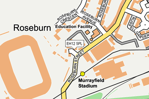 EH12 5PL map - OS OpenMap – Local (Ordnance Survey) EH12 5PL map - OS OpenMap – Local (Ordnance Survey)