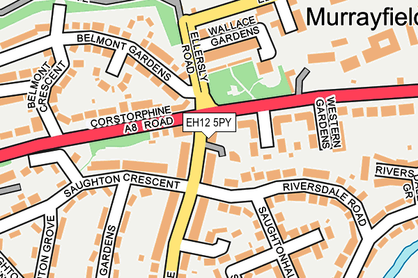EH12 5PY map - OS OpenMap – Local (Ordnance Survey) EH12 5PY map - OS OpenMap – Local (Ordnance Survey)