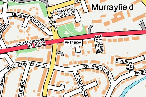 EH12 5QA map - OS OpenMap – Local (Ordnance Survey) EH12 5QA map - OS OpenMap – Local (Ordnance Survey)