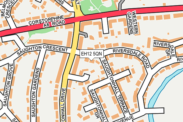 EH12 5QN map - OS OpenMap – Local (Ordnance Survey) EH12 5QN map - OS OpenMap – Local (Ordnance Survey)