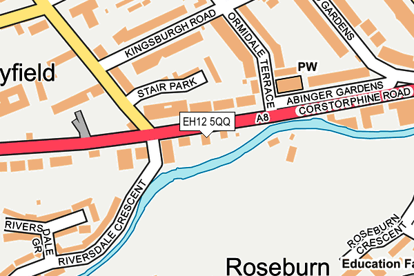 EH12 5QQ map - OS OpenMap – Local (Ordnance Survey) EH12 5QQ map - OS OpenMap – Local (Ordnance Survey)