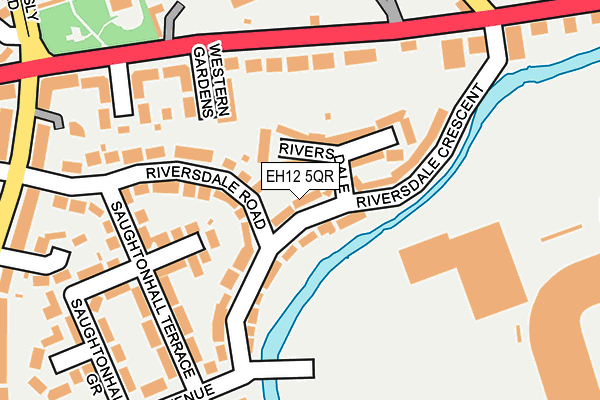 EH12 5QR map - OS OpenMap – Local (Ordnance Survey) EH12 5QR map - OS OpenMap – Local (Ordnance Survey)
