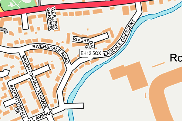 EH12 5QX map - OS OpenMap – Local (Ordnance Survey) EH12 5QX map - OS OpenMap – Local (Ordnance Survey)