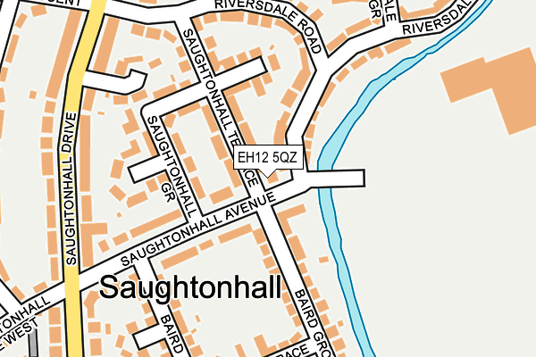 EH12 5QZ map - OS OpenMap – Local (Ordnance Survey) EH12 5QZ map - OS OpenMap – Local (Ordnance Survey)