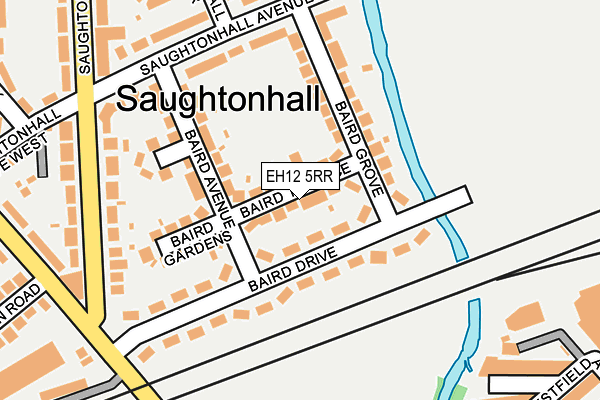 EH12 5RR map - OS OpenMap – Local (Ordnance Survey) EH12 5RR map - OS OpenMap – Local (Ordnance Survey)