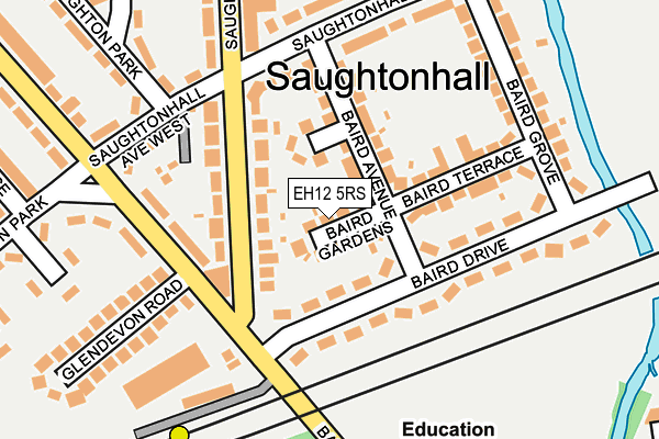 EH12 5RS map - OS OpenMap – Local (Ordnance Survey) EH12 5RS map - OS OpenMap – Local (Ordnance Survey)