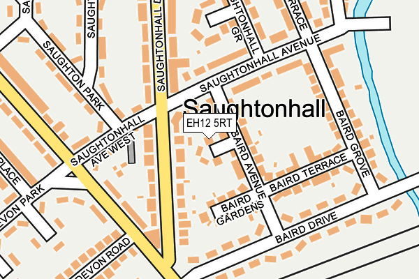EH12 5RT map - OS OpenMap – Local (Ordnance Survey) EH12 5RT map - OS OpenMap – Local (Ordnance Survey)