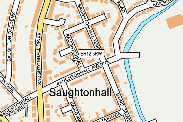EH12 5RW map - OS OpenMap – Local (Ordnance Survey) EH12 5RW map - OS OpenMap – Local (Ordnance Survey)