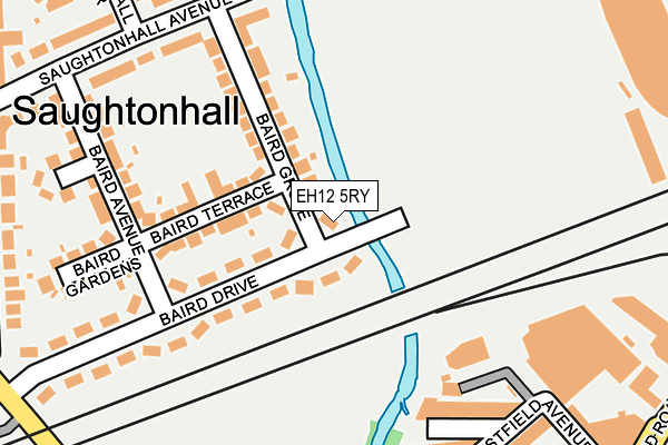 EH12 5RY map - OS OpenMap – Local (Ordnance Survey) EH12 5RY map - OS OpenMap – Local (Ordnance Survey)