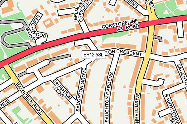 EH12 5SL map - OS OpenMap – Local (Ordnance Survey) EH12 5SL map - OS OpenMap – Local (Ordnance Survey)
