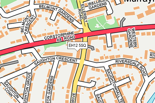 EH12 5SQ map - OS OpenMap – Local (Ordnance Survey) EH12 5SQ map - OS OpenMap – Local (Ordnance Survey)
