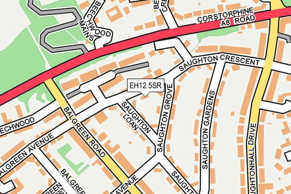 EH12 5SR map - OS OpenMap – Local (Ordnance Survey) EH12 5SR map - OS OpenMap – Local (Ordnance Survey)