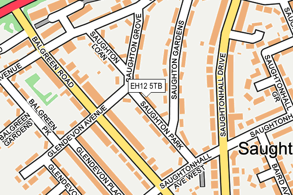 EH12 5TB map - OS OpenMap – Local (Ordnance Survey) EH12 5TB map - OS OpenMap – Local (Ordnance Survey)