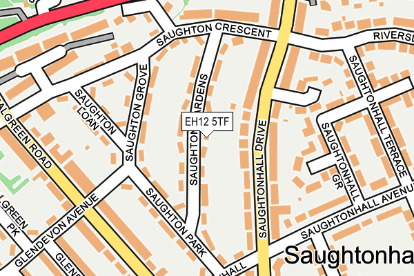 EH12 5TF map - OS OpenMap – Local (Ordnance Survey) EH12 5TF map - OS OpenMap – Local (Ordnance Survey)