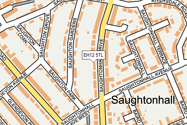 EH12 5TL map - OS OpenMap – Local (Ordnance Survey) EH12 5TL map - OS OpenMap – Local (Ordnance Survey)