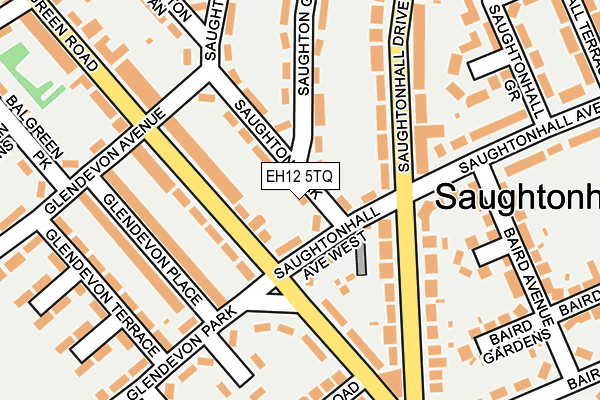 EH12 5TQ map - OS OpenMap – Local (Ordnance Survey) EH12 5TQ map - OS OpenMap – Local (Ordnance Survey)