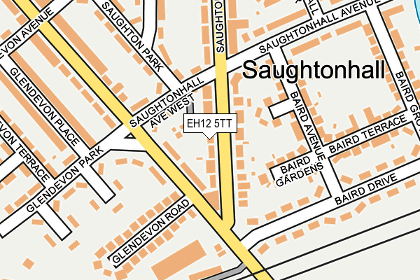 EH12 5TT map - OS OpenMap – Local (Ordnance Survey) EH12 5TT map - OS OpenMap – Local (Ordnance Survey)
