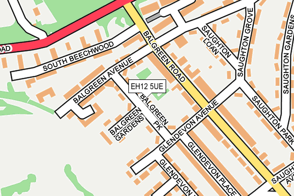 EH12 5UE map - OS OpenMap – Local (Ordnance Survey) EH12 5UE map - OS OpenMap – Local (Ordnance Survey)