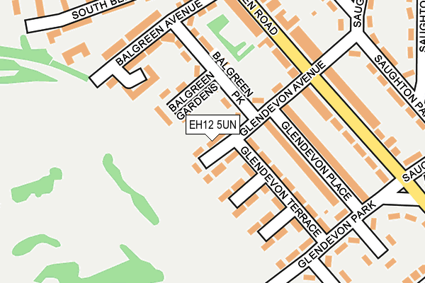 EH12 5UN map - OS OpenMap – Local (Ordnance Survey) EH12 5UN map - OS OpenMap – Local (Ordnance Survey)
