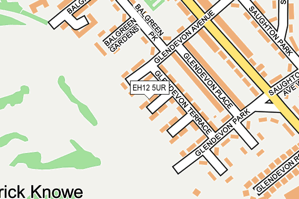 EH12 5UR map - OS OpenMap – Local (Ordnance Survey) EH12 5UR map - OS OpenMap – Local (Ordnance Survey)