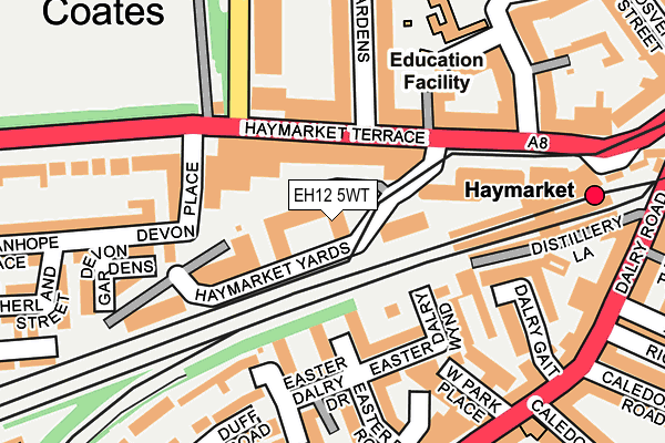 EH12 5WT map - OS OpenMap – Local (Ordnance Survey) EH12 5WT map - OS OpenMap – Local (Ordnance Survey)