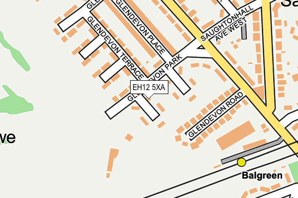 EH12 5XA map - OS OpenMap – Local (Ordnance Survey) EH12 5XA map - OS OpenMap – Local (Ordnance Survey)