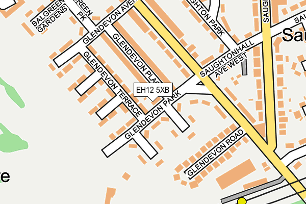 EH12 5XB map - OS OpenMap – Local (Ordnance Survey) EH12 5XB map - OS OpenMap – Local (Ordnance Survey)