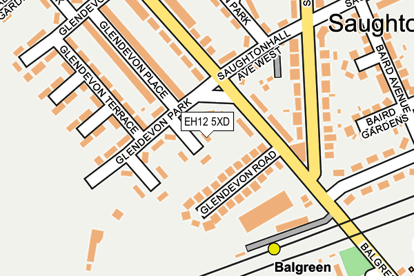EH12 5XD map - OS OpenMap – Local (Ordnance Survey) EH12 5XD map - OS OpenMap – Local (Ordnance Survey)