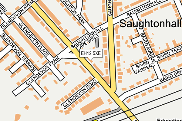 EH12 5XE map - OS OpenMap – Local (Ordnance Survey) EH12 5XE map - OS OpenMap – Local (Ordnance Survey)