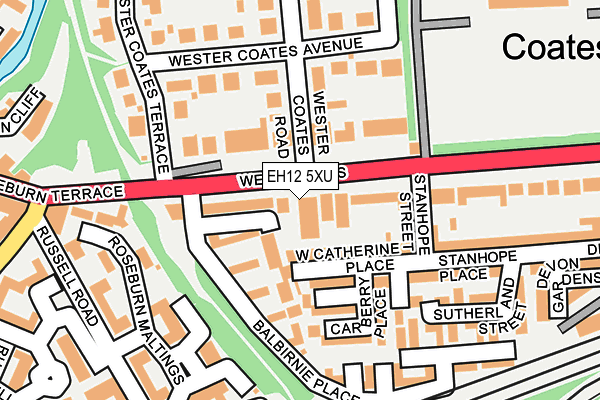 EH12 5XU map - OS OpenMap – Local (Ordnance Survey) EH12 5XU map - OS OpenMap – Local (Ordnance Survey)
